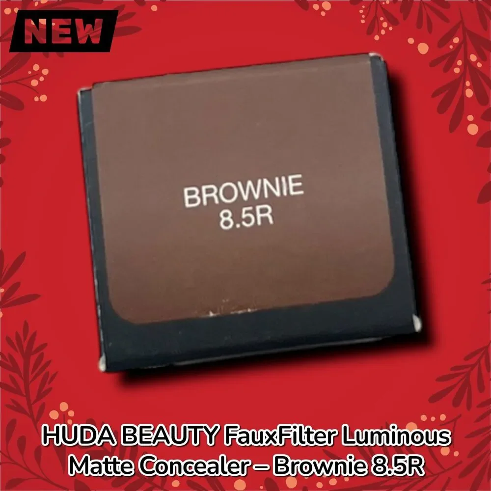 New HUDA BEAUTY FauxFilter Luminous Matte Liquid Concealer – Brownie 8.5R – Full